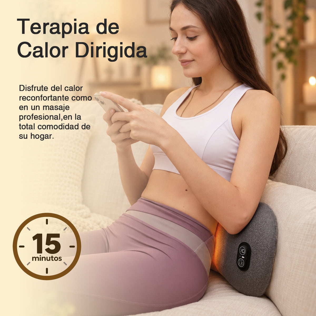 SOMAFY Pro Massagem das costas 3 em 1